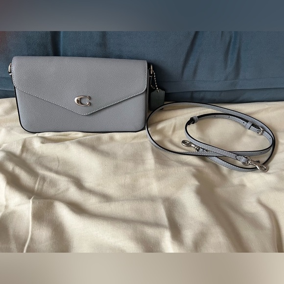 Coach wyn crossbody in silver/ blue grey - Picture 2 of 5